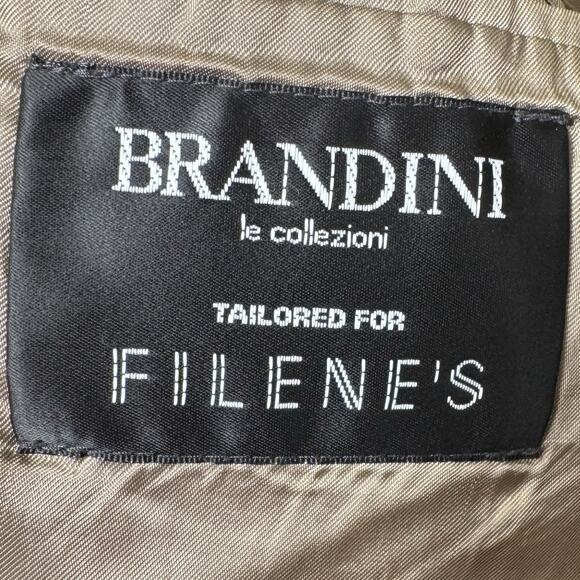 Vintage Brandini for Filene’s Olive Green 3 Button Blazer Jacket 40S - Picture 8 of 11